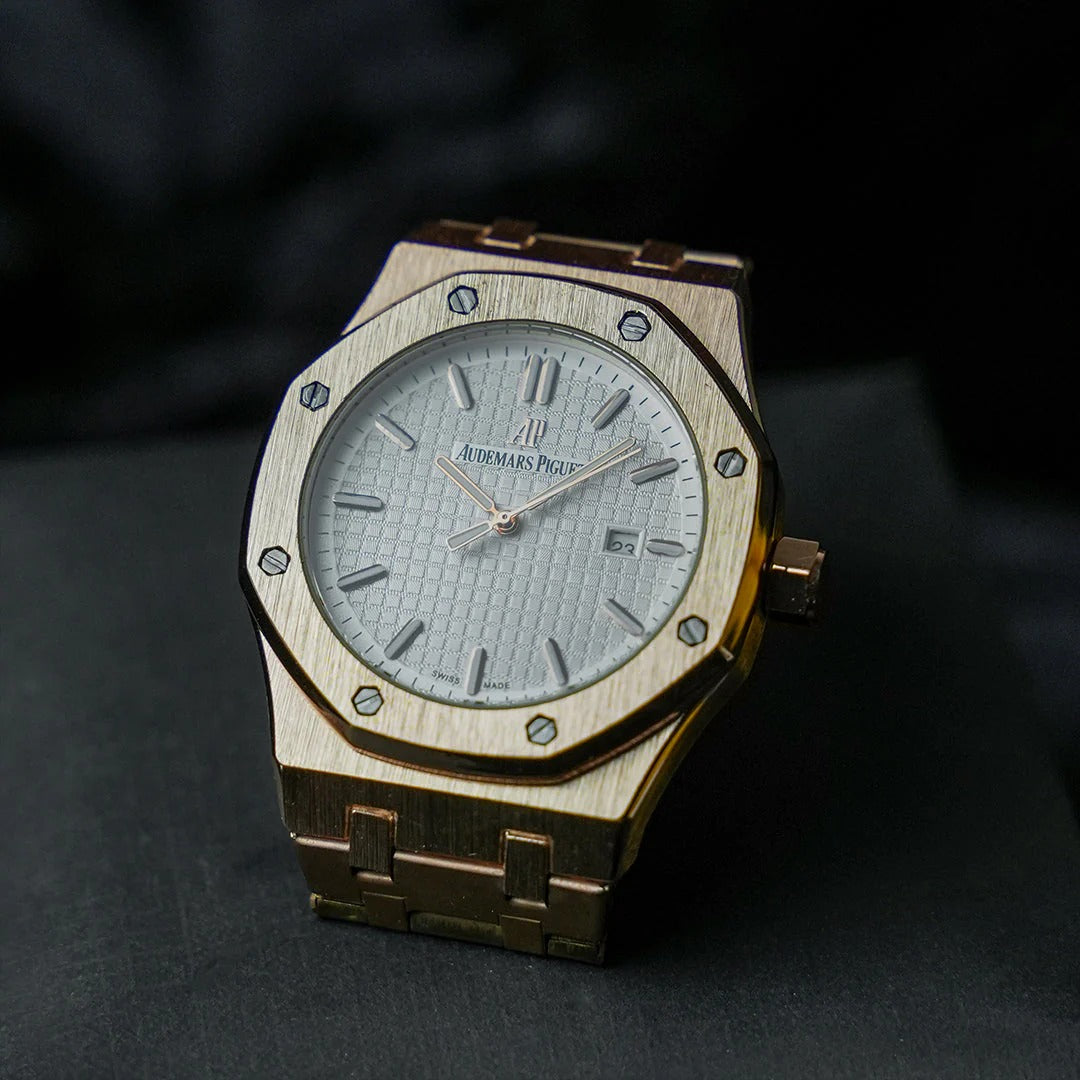 Copper color Audemars Piguet – Royal Oak – C-772  Date working Men's Wrist Watch