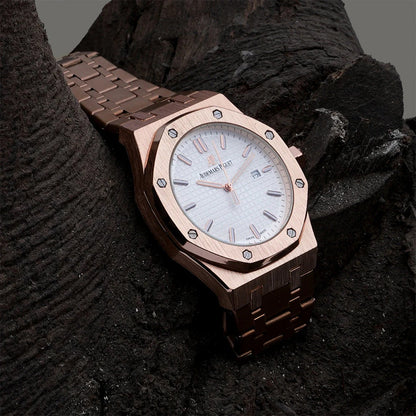 Copper color Audemars Piguet – Royal Oak – C-772  Date working Men's Wrist Watch