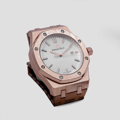 Copper color Audemars Piguet – Royal Oak – C-772  Date working Men's Wrist Watch