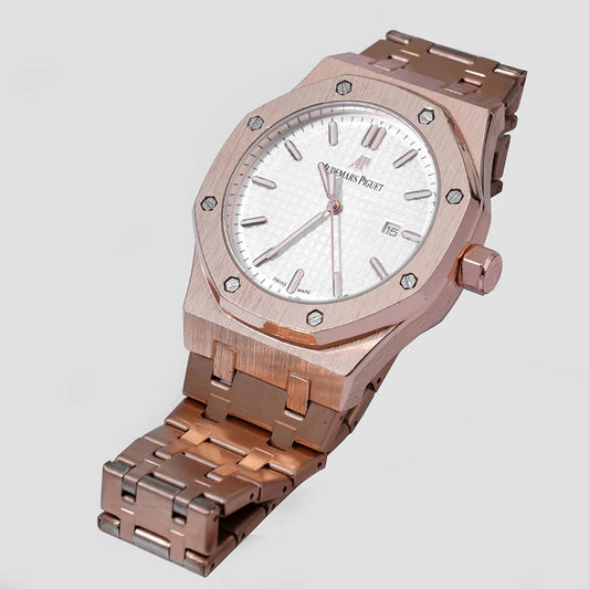 Copper color Audemars Piguet – Royal Oak – C-772  Date working Men's Wrist Watch