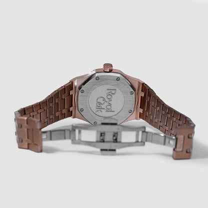 Copper color Audemars Piguet – Royal Oak – C-772  Date working Men's Wrist Watch