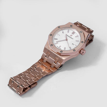 Copper color Audemars Piguet – Royal Oak – C-772  Date working Men's Wrist Watch